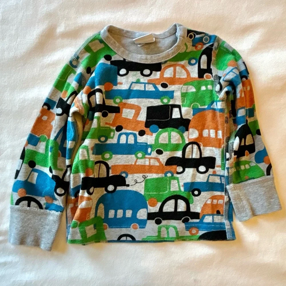 Polarn O. Pyret long sleeve tee and pants, size 85, 1-1.5 years